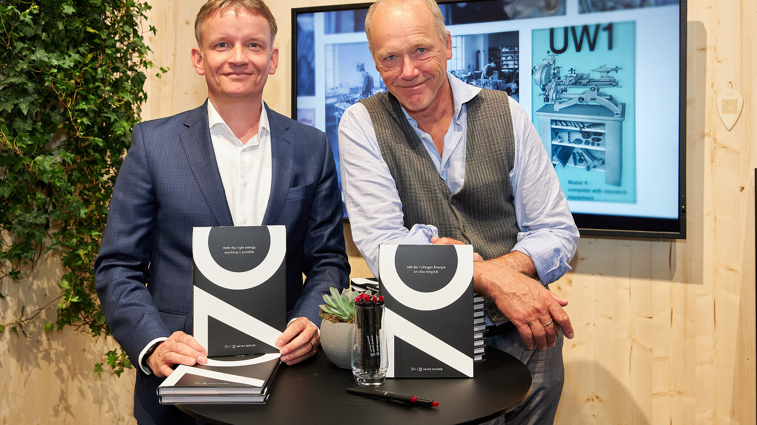 70 years of Meyer Burger - CEO Gunter Erfurt and author Uli Hauser