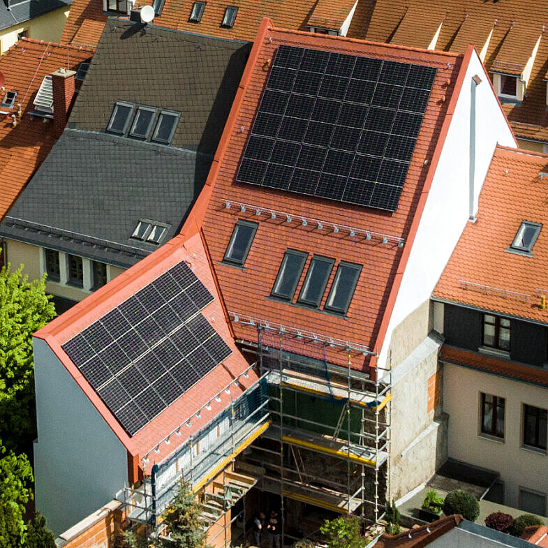 Meyer Burger Solarmodul Referenz Freiberg