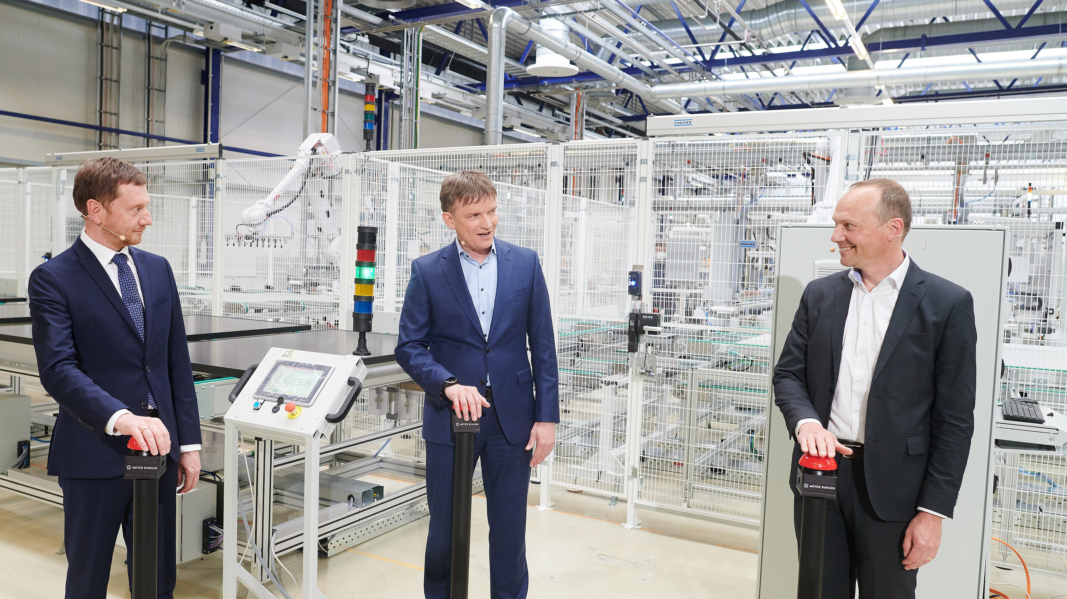 Opening of solar module production in Freiberg