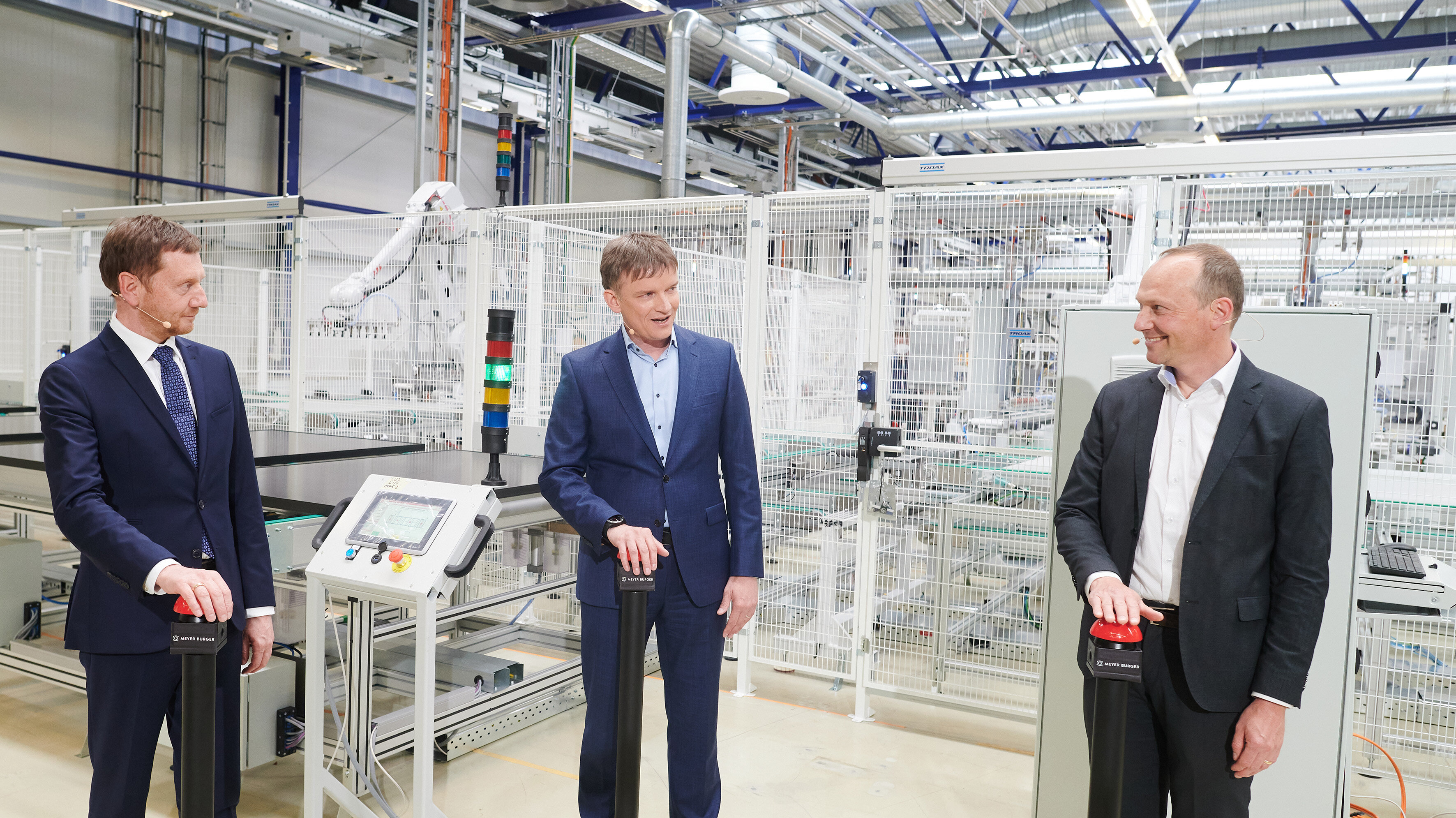 Opening of solar module production in Freiberg