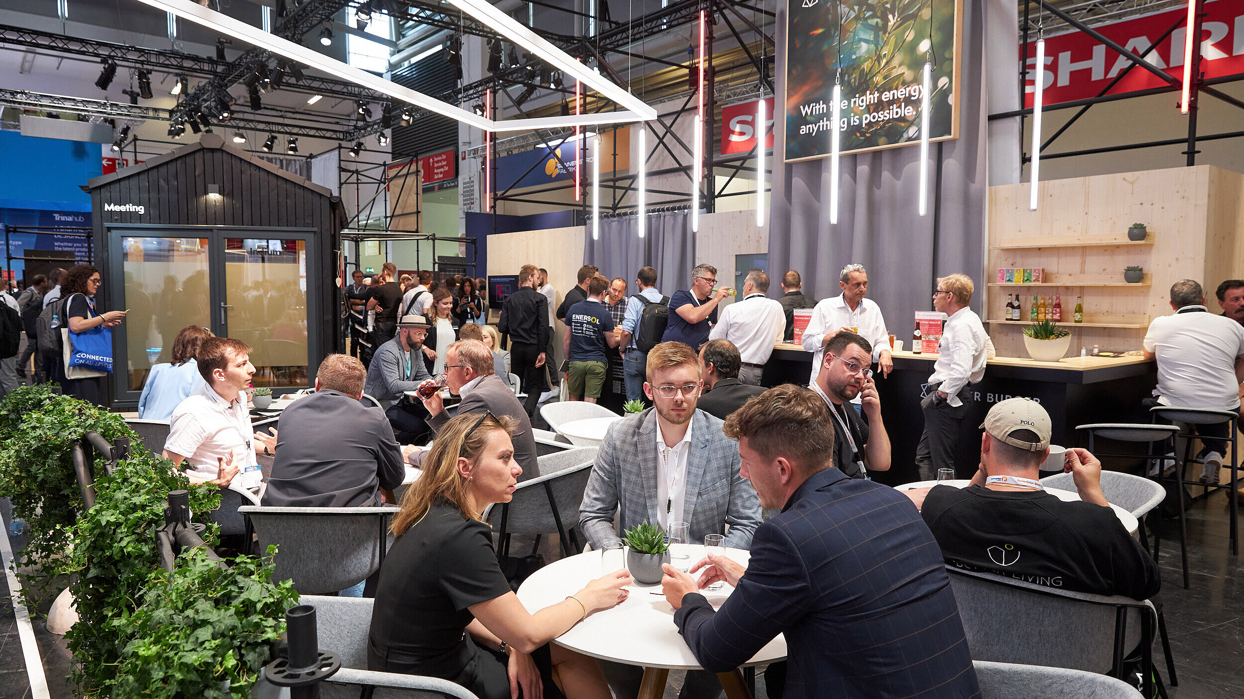 Der Meyer Burger-Messestand zählte tausende Besucher