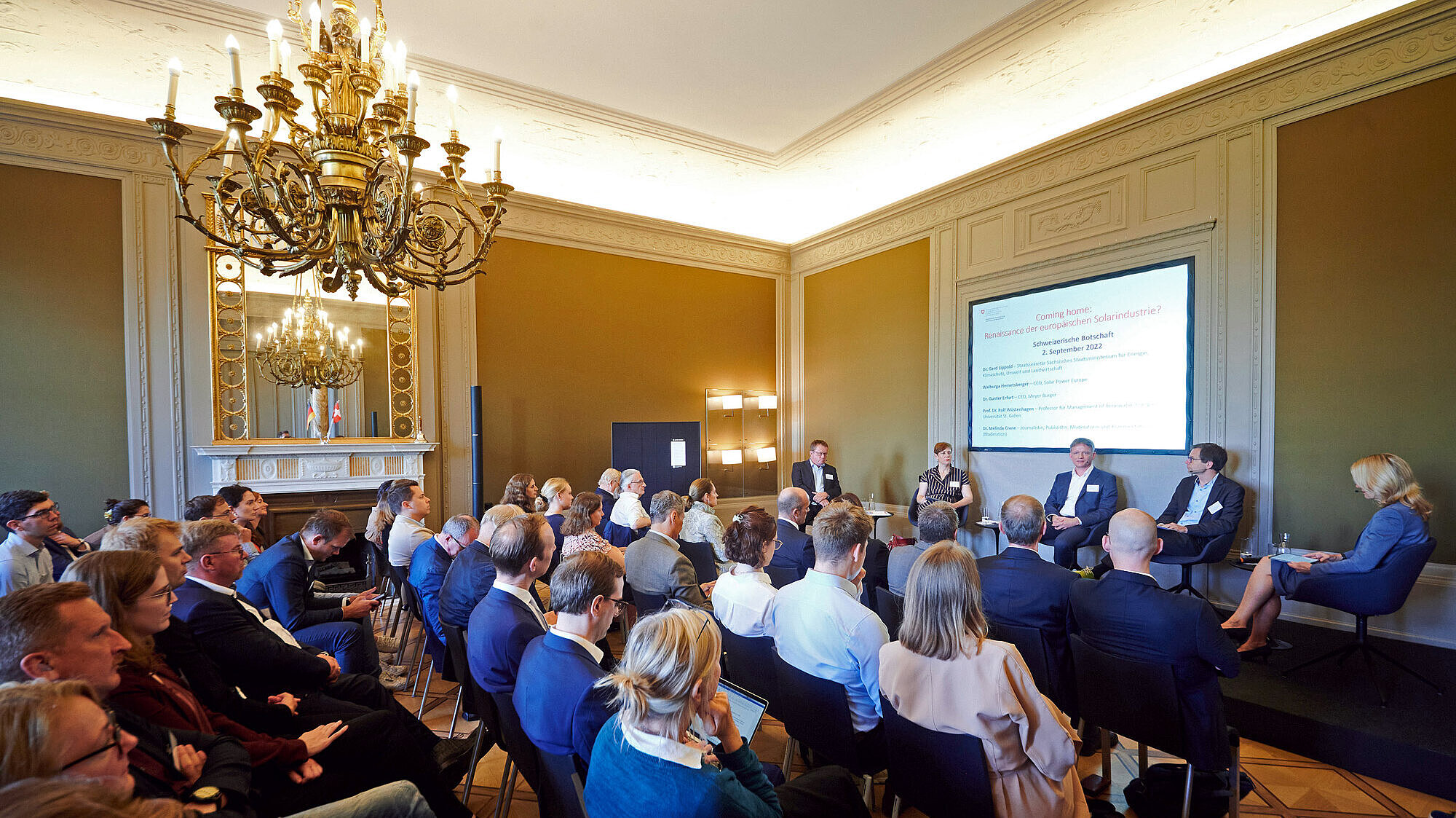 PV-Lunch in der Schweizer Botschaft in Berlin